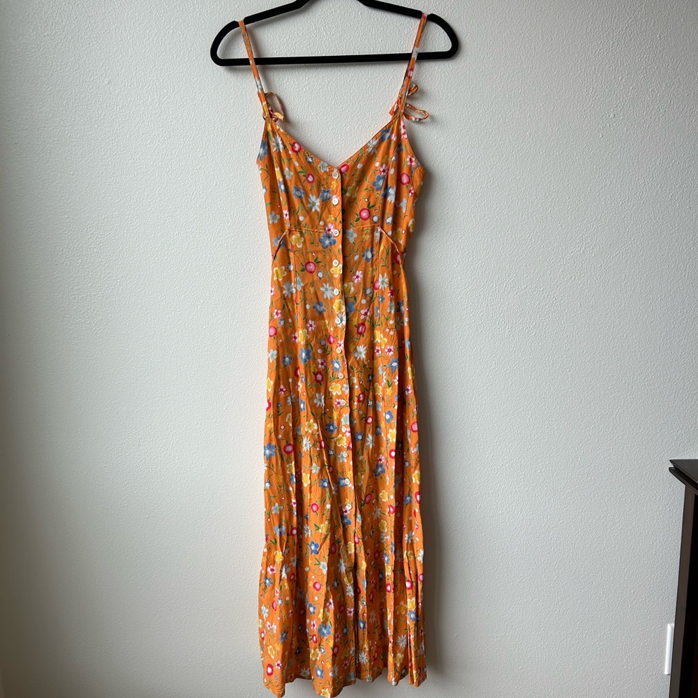 Vintage Floral Maxi Dress